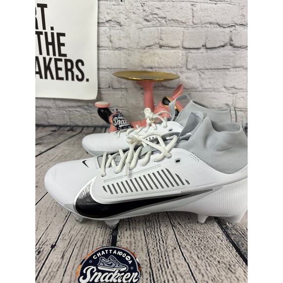 Nike Vapor Edge Pro 360 2 Detachable Football Cleats Mens 13.5 Wide White NEW main image 6